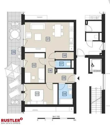 3-Zimmer-Wohnung mieten in Graz – 87,98 m², € 977 – Bild 10 von 11