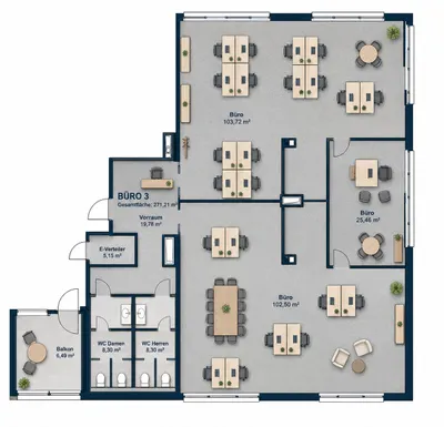 Gewerbeimmobilie mieten in Linz Land – 307 m², € 4.050 – Bild 11 von 11