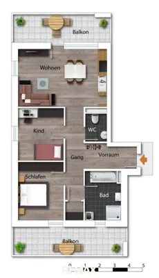 3-Zimmer-Wohnung kaufen in Linz – 73,14 m², € 355.000 – Bild 9 von 9