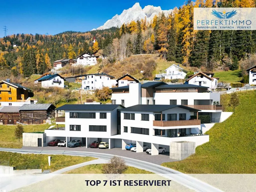 Neubau: Wohnen mit Rifflerblick - 2-Zimmer-Wohnung Top 7 mit L-förmigem Panoramabalkon - Ansicht 2
