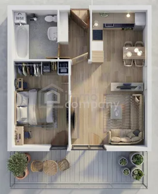 2-Zimmer-Wohnung mieten in Dornbirn – 45 m², € 1.080 – Bild 10 von 11