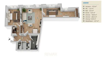 3-Zimmer-Wohnung kaufen in Wien – 78 m², € 420.000 – Bild 21 von 23