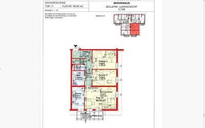 3-Zimmer-Wohnung mieten in Amstetten – 71,59 m², € 672 – Bild 6 von 6