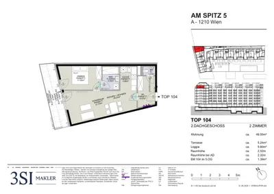 2-Zimmer-Wohnung kaufen in Wien – 49,55 m², € 394.600 – Bild 7 von 7