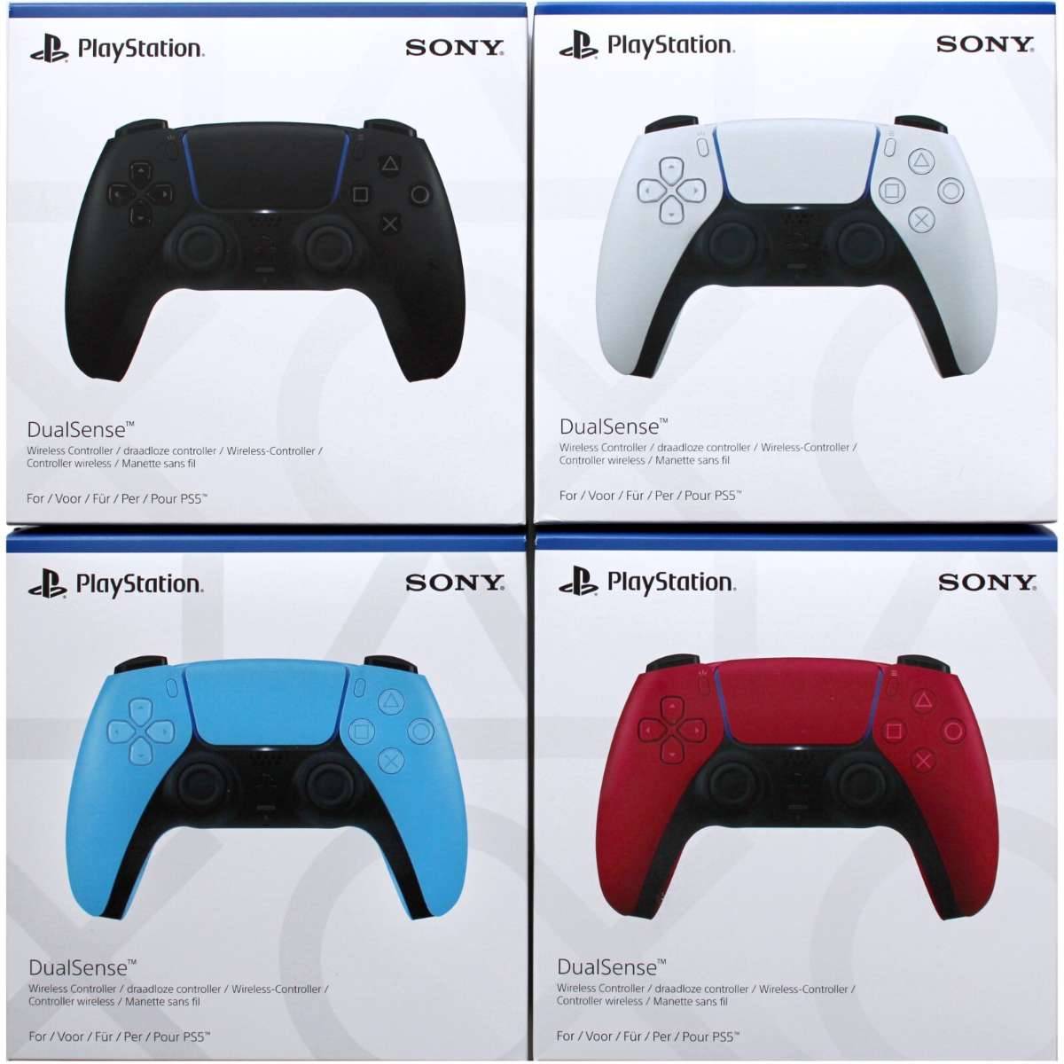 DualSense Wireless-Controller - Midnight Black/ Weiss/ PlayStation 5/ Neu, ungeöffnet