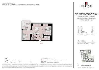 2-Zimmer-Wohnung kaufen in Wien – 53,61 m², € 391.500 – Bild 10 von 10