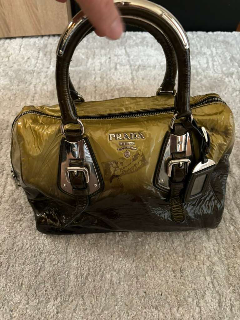 Prada Leder deals Tasche Ledertasche Original