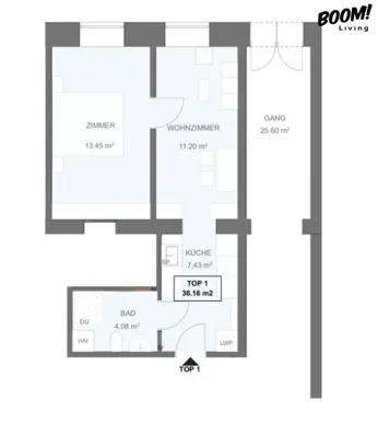2-Zimmer-Wohnung kaufen in Wien – 36,16 m², € 210.000 – Bild 7 von 7
