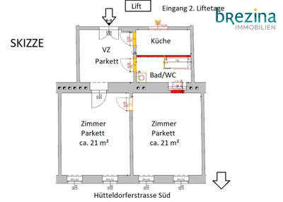 2-Zimmer-Wohnung mieten in Wien – 64 m², € 960 – Bild 19 von 19