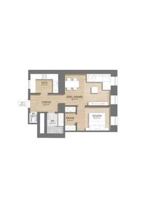 2-Zimmer-Wohnung kaufen in Wien – 50 m², € 339.000 – Bild 10 von 10