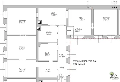 6-Zimmer-Wohnung mieten in Wien – 139,64 m², € 2.999 – Bild 14 von 14