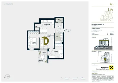 3-Zimmer-Wohnung kaufen in Wien – 64,4 m², € 462.300 – Bild 5 von 5