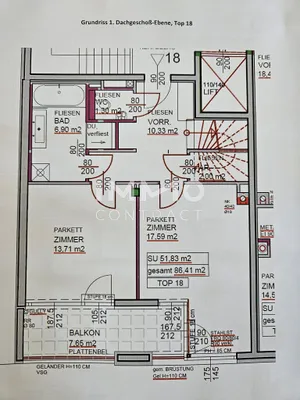 3-Zimmer-Wohnung kaufen in Wien – 86,41 m², € 1.080.000 – Bild 19 von 20