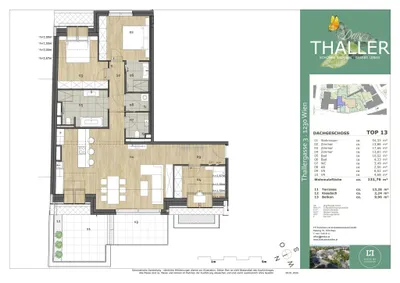 4-Zimmer-Wohnung kaufen in Wien – 131,76 m², € 1.096.600 – Bild 6 von 7