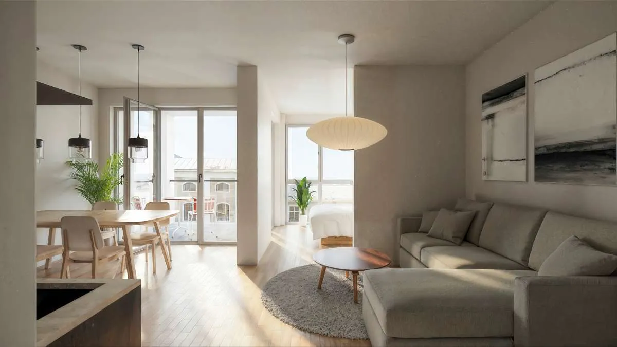 Baustart FIX - 2 Zimmer Neubautraum in Urfahr mit Loggia! - Ansicht 3
