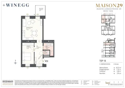2-Zimmer-Wohnung kaufen in Wien – 56,23 m², € 590.000 – Bild 10 von 10