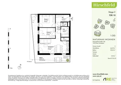 3-Zimmer-Wohnung kaufen in Wien – 66,15 m², € 394.000 – Bild 13 von 14