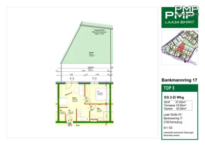 2-Zimmer-Wohnung kaufen in Korneuburg – 37,65 m², € 227.500 – Bild 6 von 6