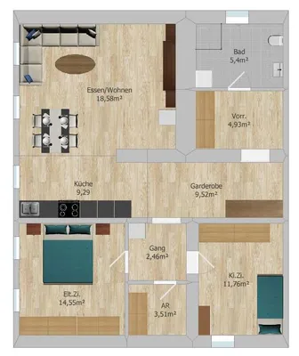 3-Zimmer-Wohnung mieten in Innsbruck-Land – 80 m², € 1.440 – Bild 3 von 39