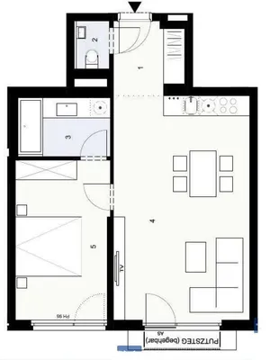 2-Zimmer-Wohnung mieten in Wien – 52 m², € 1.229 – Bild 3 von 14