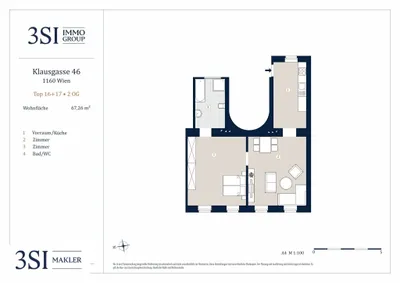 2-Zimmer-Wohnung kaufen in Wien – 67,26 m², € 299.000 – Bild 13 von 13