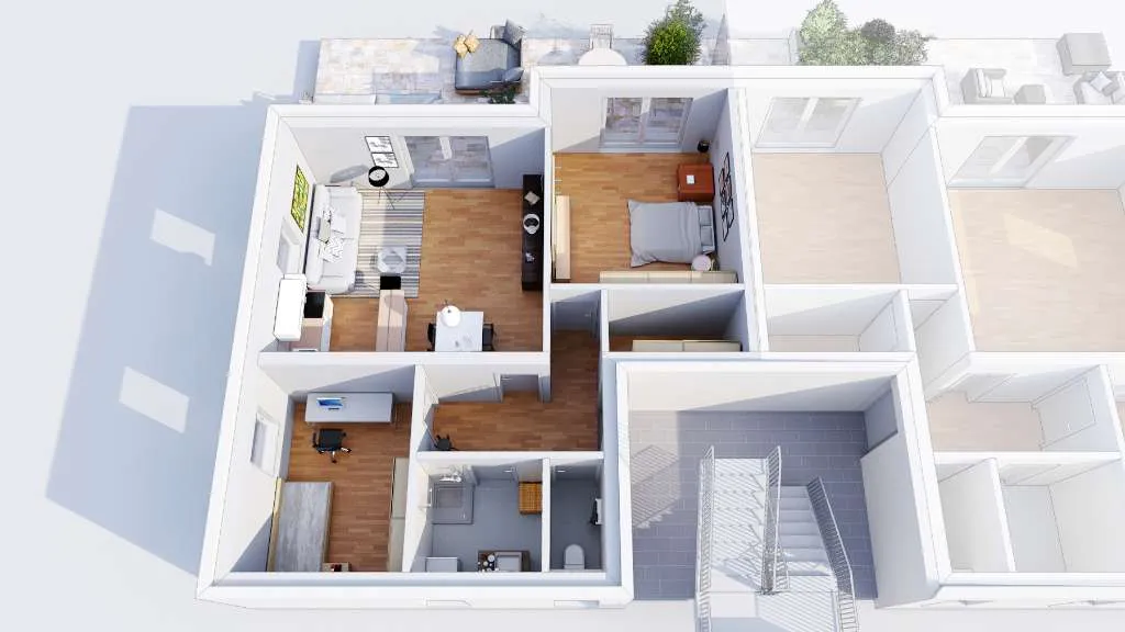 Wohnung mit Garten Top 23 – pohled 2