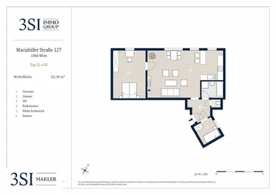 3-Zimmer-Wohnung kaufen in Wien – 82,38 m², € 475.000 – Bild 13 von 13