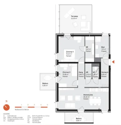 3-Zimmer-Wohnung kaufen in Wien – 82,49 m², € 609.000 – Bild 8 von 9