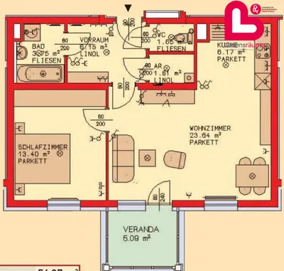 2-Zimmer-Wohnung mieten in Freistadt – 61,24 m², € 721 – Bild 11 von 11