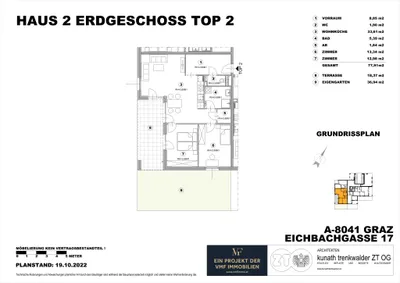 3-Zimmer-Wohnung mieten in Graz – 77,91 m², € 1.283 – Bild 10 von 10