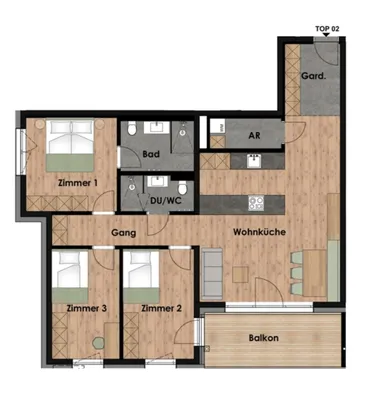 4-Zimmer-Wohnung kaufen in Kufstein – 96 m², € 587.800 – Bild 21 von 21