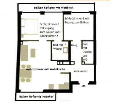 Exklusive und qualitativ hochwertige 3-Zimmer-Neubau mit zwei Balkon/Terrassen ab August 2026 zur Miete! – Bild 3