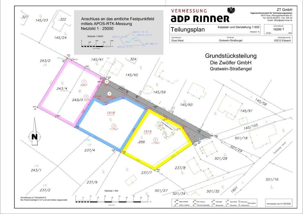 Sonnige Traumgrundstücke in Rein - Sackgassenlage - Ansicht 3