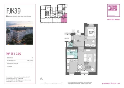 2-Zimmer-Wohnung kaufen in Wien – 58,35 m², € 975.000 – Bild 10 von 10