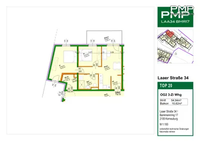 3-Zimmer-Wohnung kaufen in Korneuburg – 54,41 m², € 329.700 – Bild 6 von 6