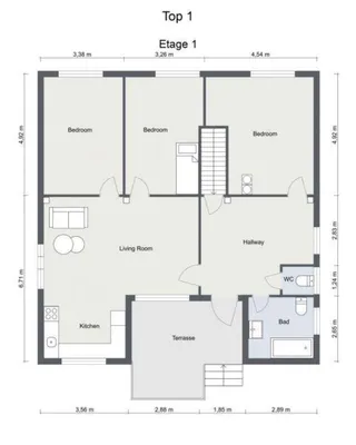 4-Zimmer-Wohnung mieten in Tulln – 105 m², € 1.390 – Bild 2 von 12