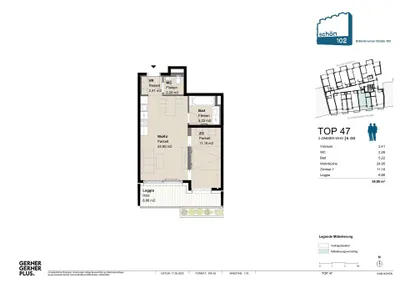 2-Zimmer-Wohnung mieten in Wien – 54,86 m², € 1.475 – Bild 24 von 24