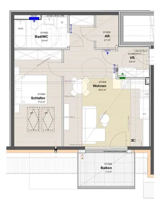 2-Zimmer-Wohnung kaufen in Salzburg-Umgebung – 59 m², € 570.000 – Bild 11 von 11