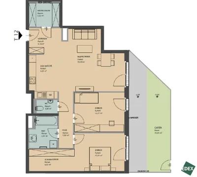3-Zimmer-Wohnung mieten in Wien – 82 m², € 1.649 – Bild 18 von 18