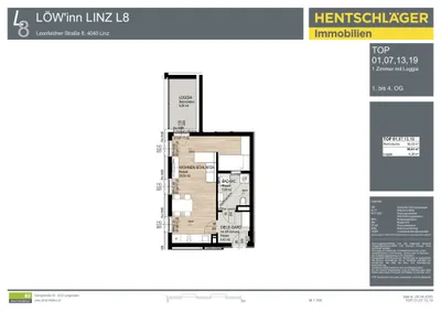 1-Zimmer-Wohnung kaufen in Linz – 36,03 m², € 249.000 – Bild 6 von 6