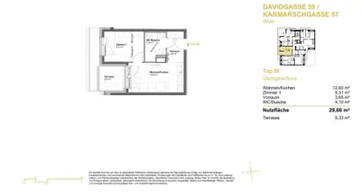 2-Zimmer-Wohnung kaufen in Wien – 29,66 m², € 269.900 – Bild 5 von 7