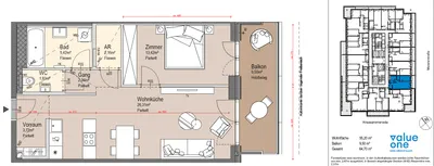 2-Zimmer-Wohnung mieten in Wien – 55 m², € 1.790 – Bild 3 von 16