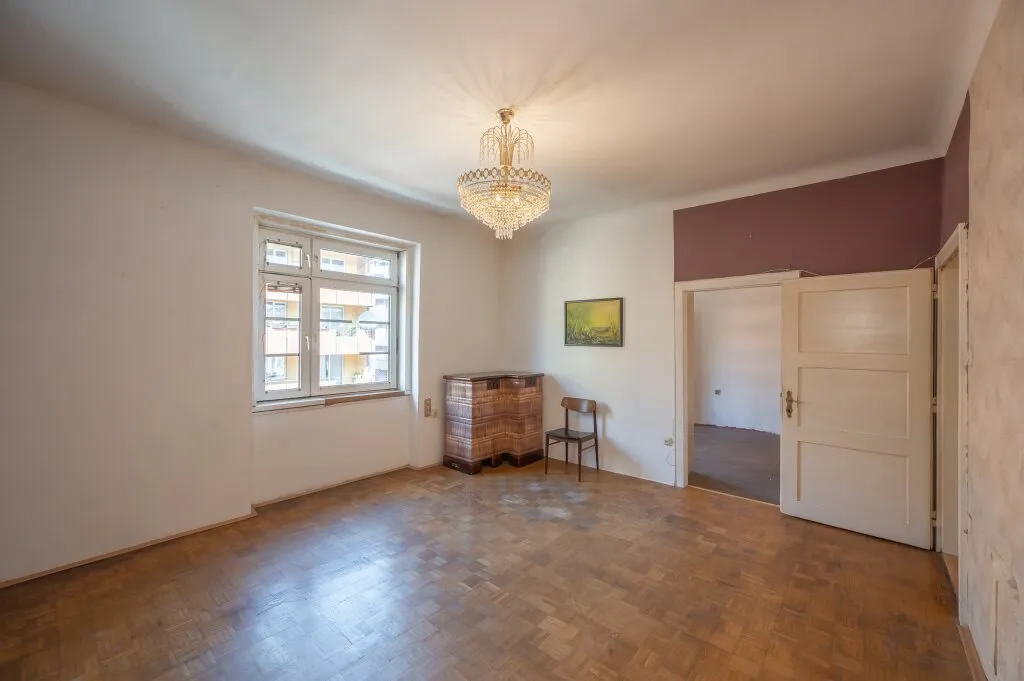 ++NEU++ Potential: 2-Zimmer Altbau-Wohnung (renovierungsbedürftig) mit getrennter Küche - Ansicht 2
