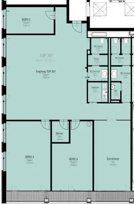Gewerbeimmobilie mieten in Salzburg Stadt – 184 m², € 3.270 – Bild 7 von 7