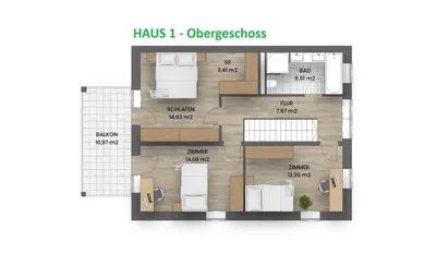 4-Zimmer-Haus kaufen in Korneuburg – 123 m², € 590.000 – Bild 9 von 12
