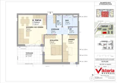 3-Zimmer-Wohnung kaufen in Salzburg-Umgebung – 71,09 m², € 438.000 – Bild 6 von 10