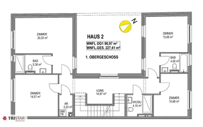 7-Zimmer-Haus mieten in Mödling – 227,61 m², € 3.990 – Bild 39 von 41