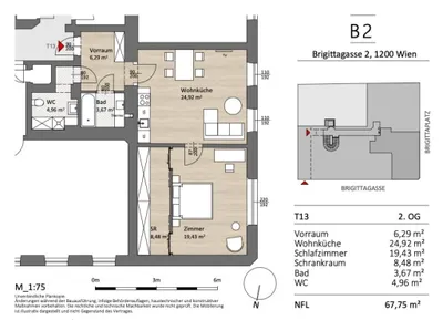 2-Zimmer-Wohnung kaufen in Wien – 68,5 m², € 249.000 – Bild 19 von 21