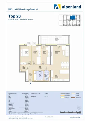 4-Zimmer-Wohnung mieten in Scheibbs – 94,42 m², € 1.113 – Bild 6 von 6