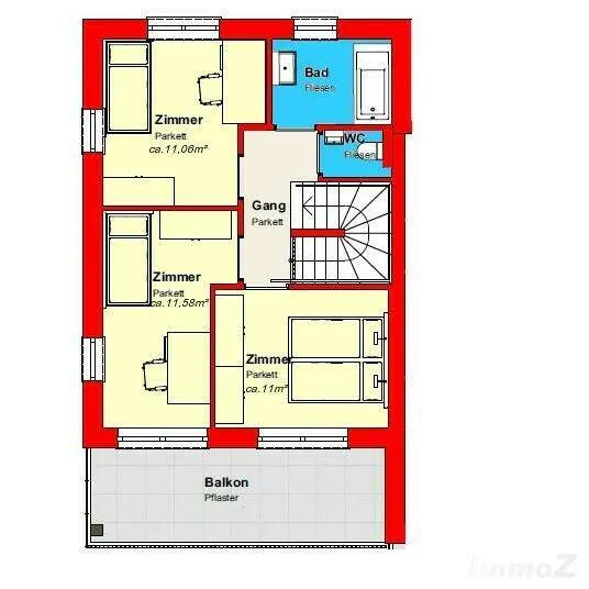 Neubau Wohlfühloase in Graz-Wetzelsdorf - moderne Doppelhaushälfte mit Garten und Vollkeller ab Sommer 2027 zu verkaufen! – pohled 3